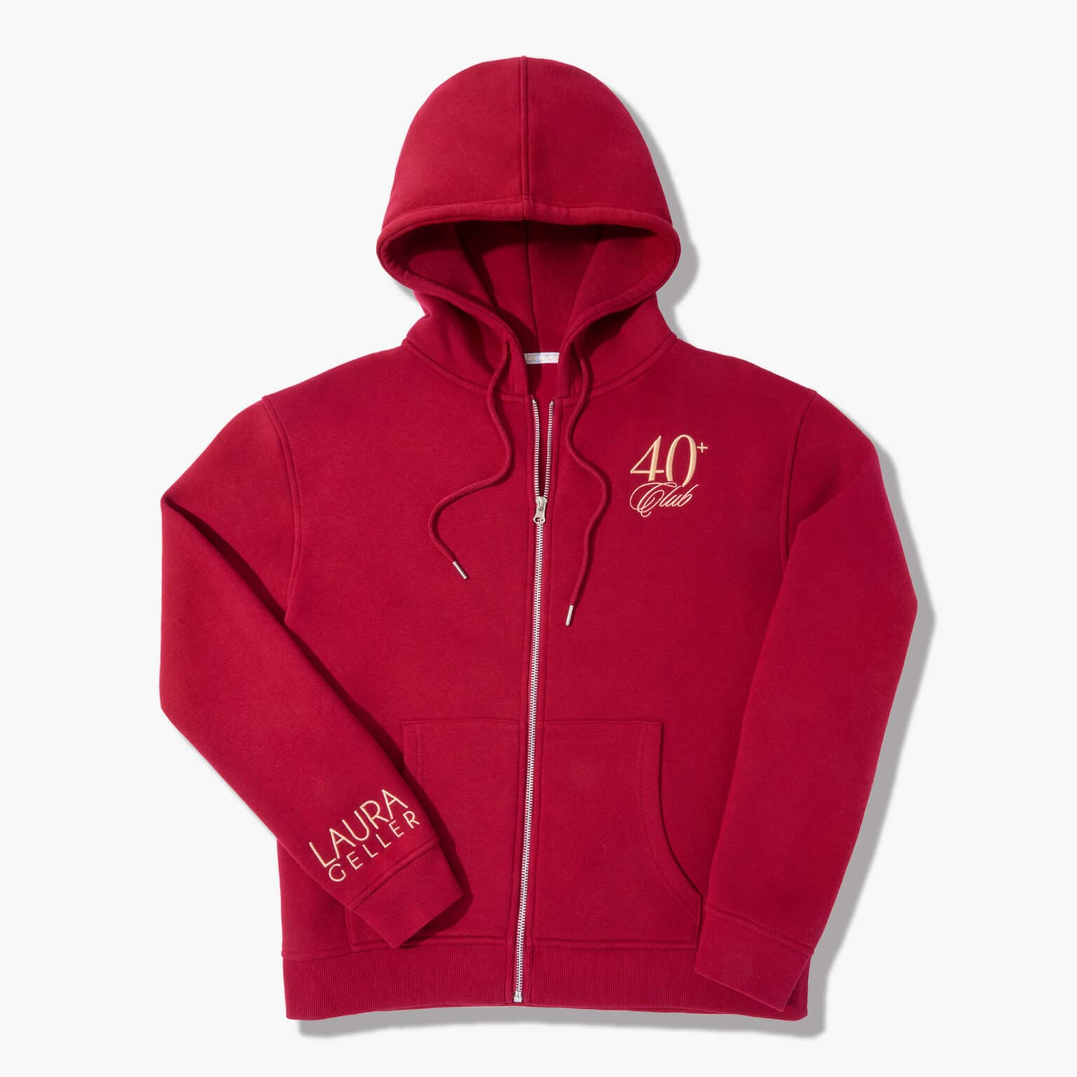 The 40+ Club Zip-Up Sweatshirt - small