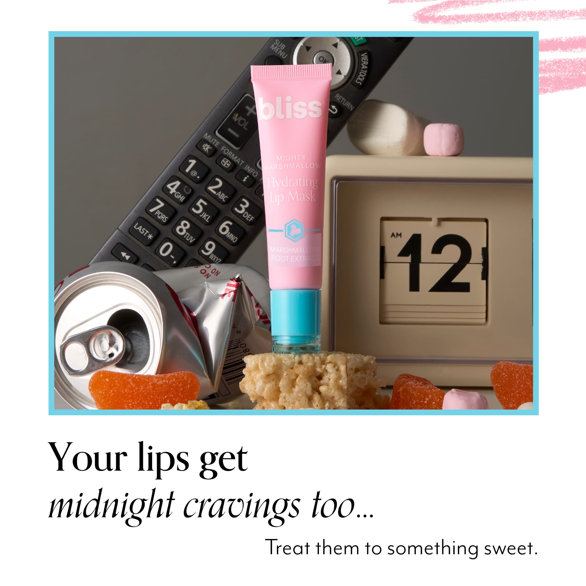 Mighty Marshmallow Hydrating Lip Mask with Marshmallow Root Extract
