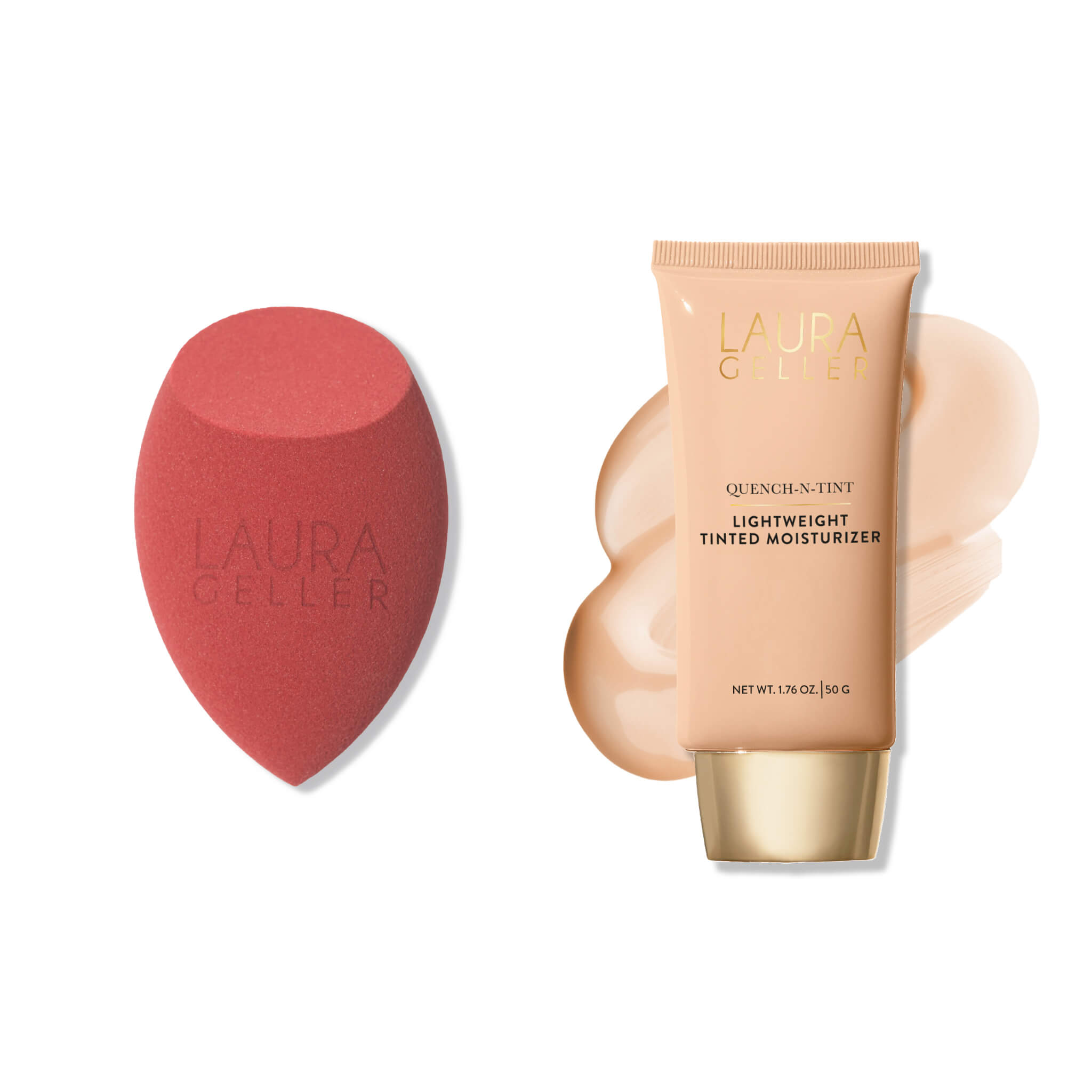 Quench-n-Tint Lightweight Tinted Moisturizer and Sponge - porcelain