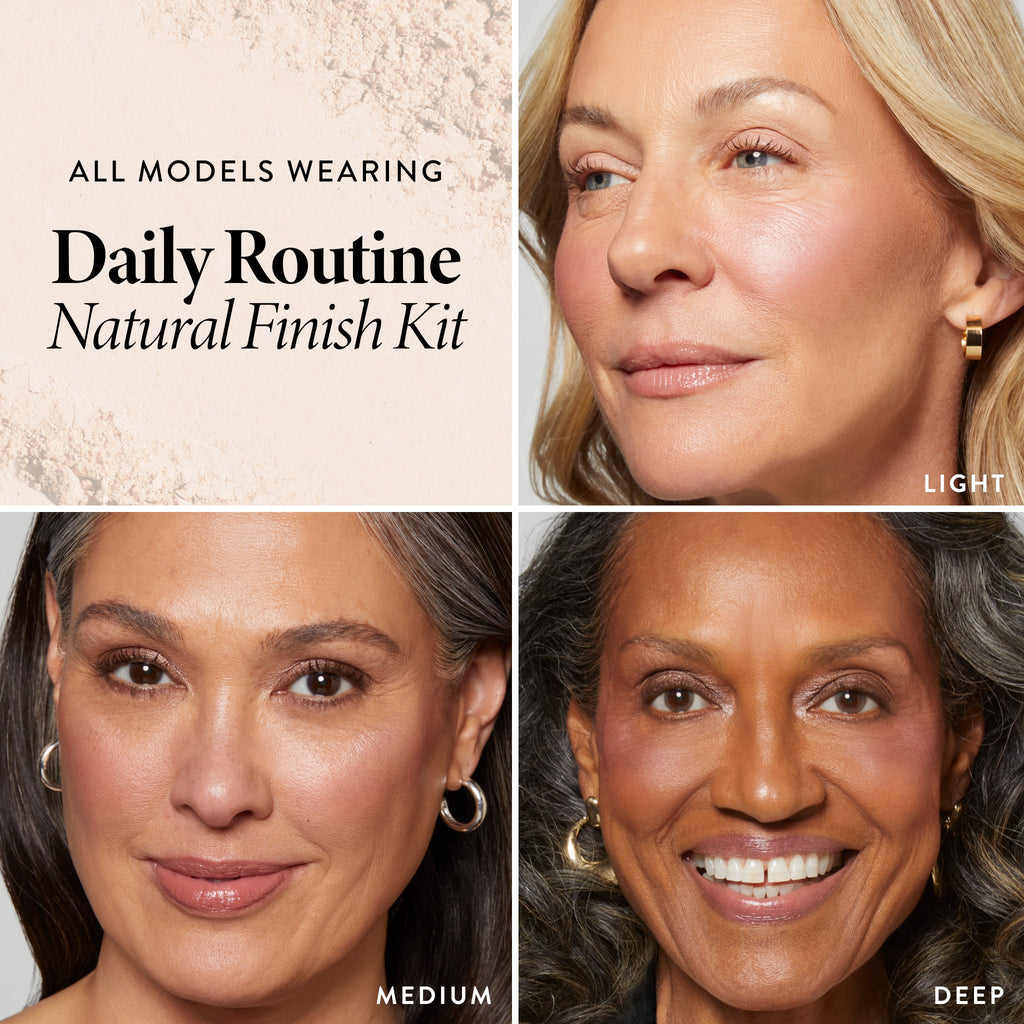 Build your own Daily Routine: Natural Finish Full Face Kit (4 PC)
